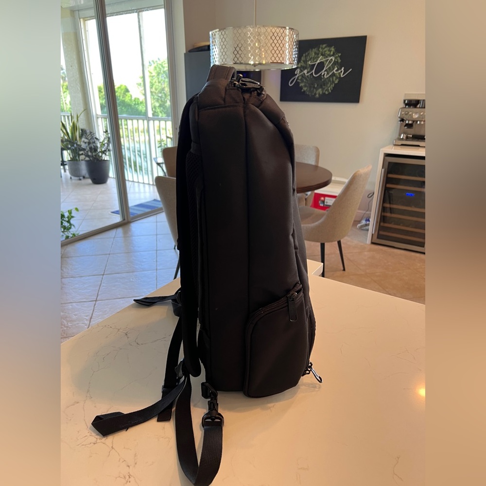 eBags Pro Slim Laptop Backpack in Black Ballistic Nylon